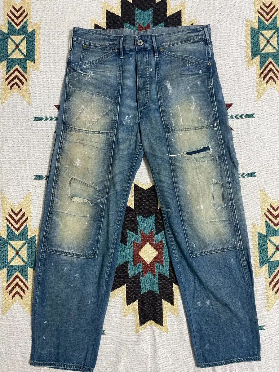 RRL ディストレスト カーペンター パンツ (31x34)