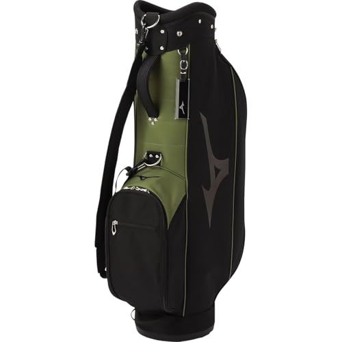 MIZUNO(ミズノ) ゴルフ キャディバッグ NX.1 軽量約2.1kg/スリムタイプ・NX.2 軽量約2.2kg/口枠ハンドル メンズ ネームプレート付pms bb28af28