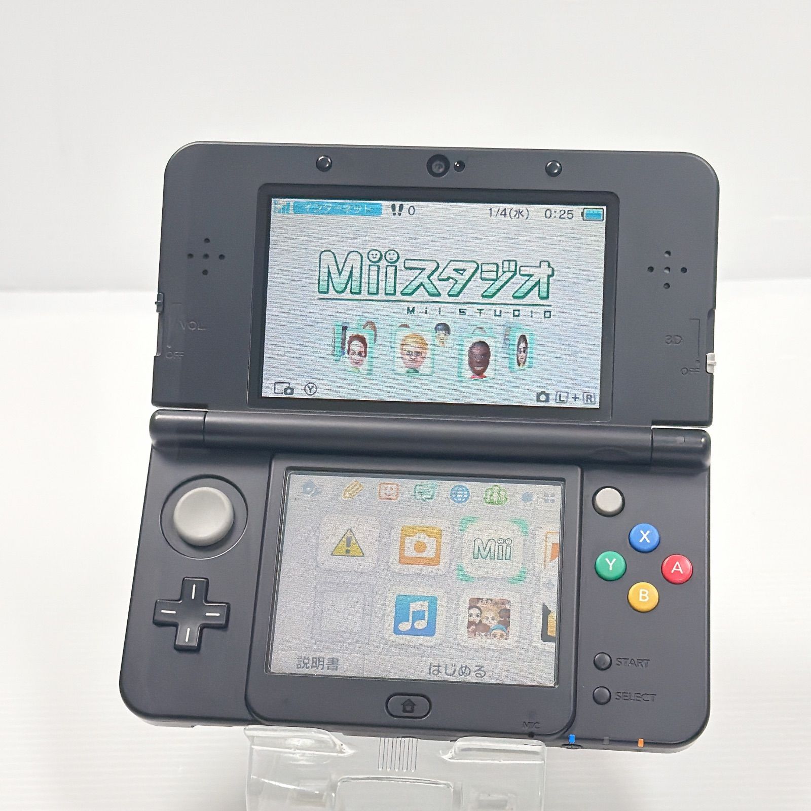 ニンテンドー3DS - 【動作確認済み】Newニンテンドー3DS new ニンテンドー 3DS ブラック 良品 遊べるセット 動作確認済み 画面