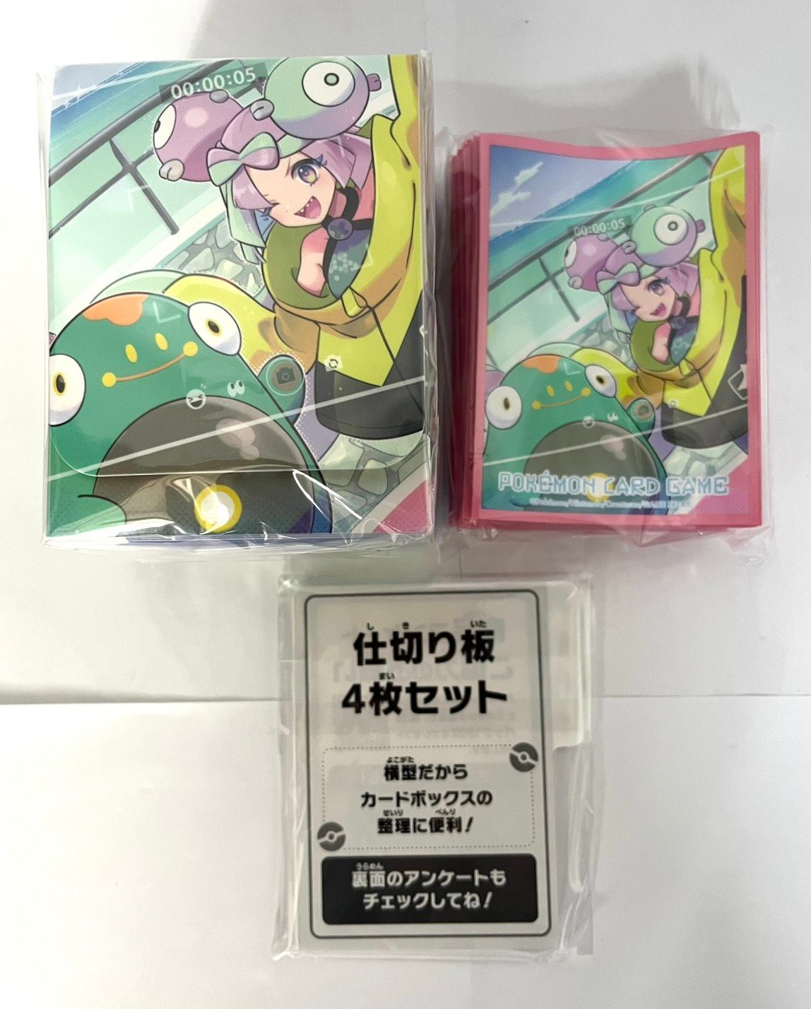 新品 ポケモンセンタージムセット ナンジャモ デッキシールド - メルカリ