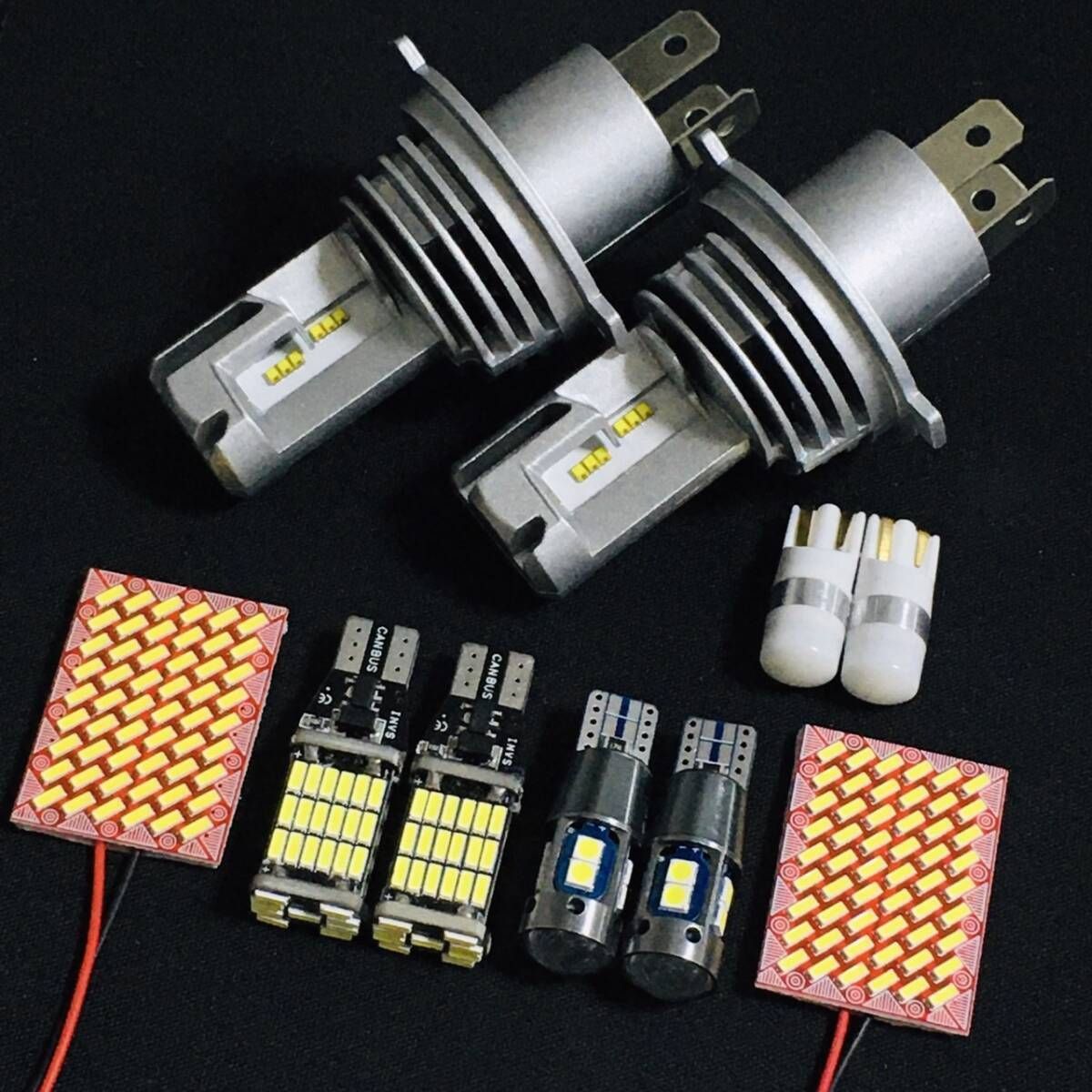 超爆光 プロボックス NHP160V NSP160V LED ルームランプセット 4014SMD 基板 ヘッドライト バックランプ ポジション球 ナンバー灯 ホワイト 6,344円
