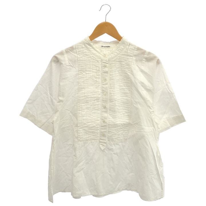 FRAMeWORK (フレームワーク) OUT OF FRAMe Khadi pintuck シャツ 24050220307020 ホワイト FREE