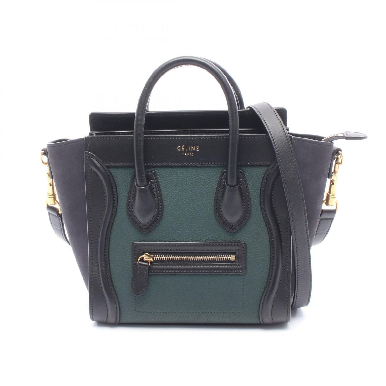 CELINE セリーヌ ラゲージ ナノショッパー 2WAY ハンドバッグ