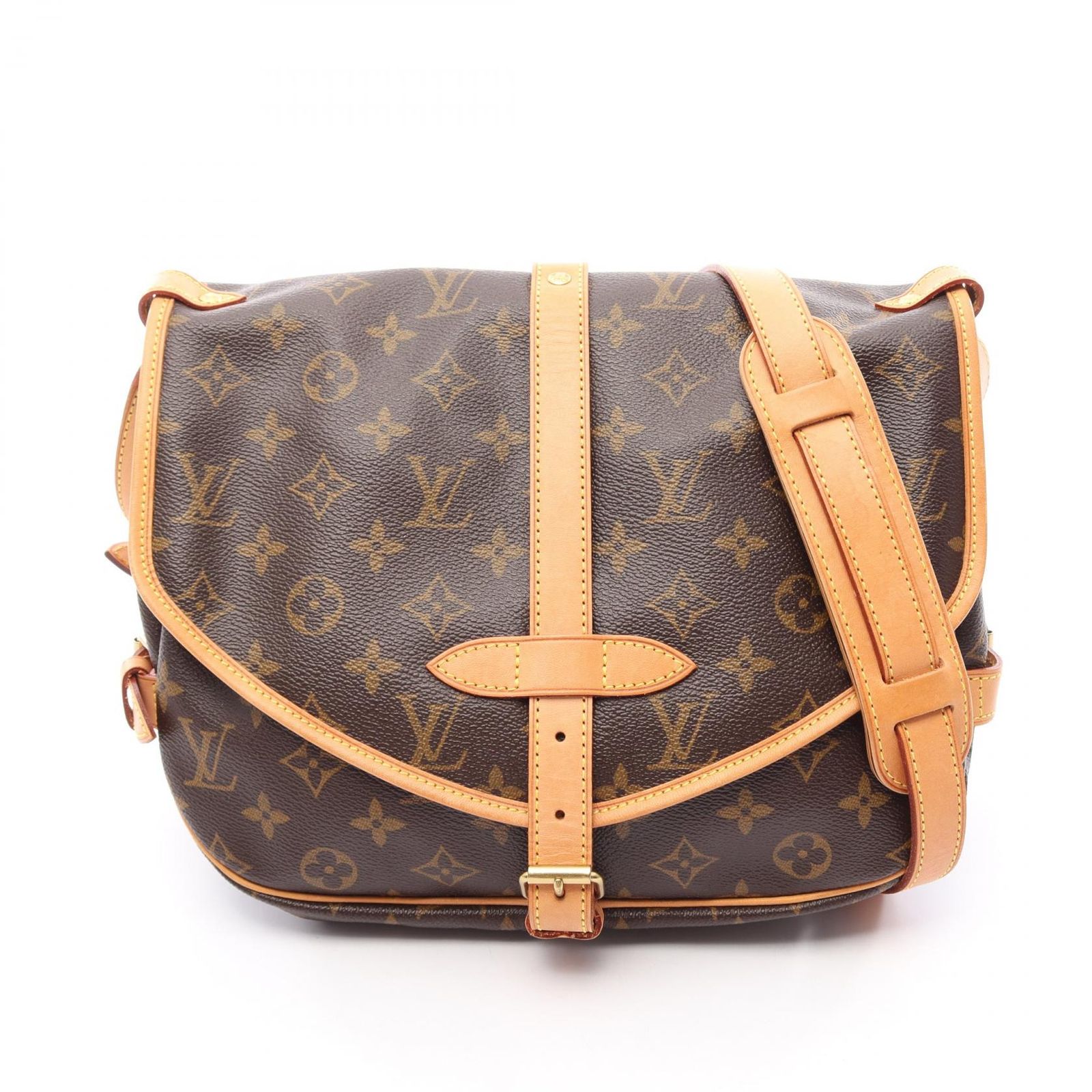 LOUIS VUITTON ルイ・ヴィトン ソミュール30 モノグラム ショルダーバッグ