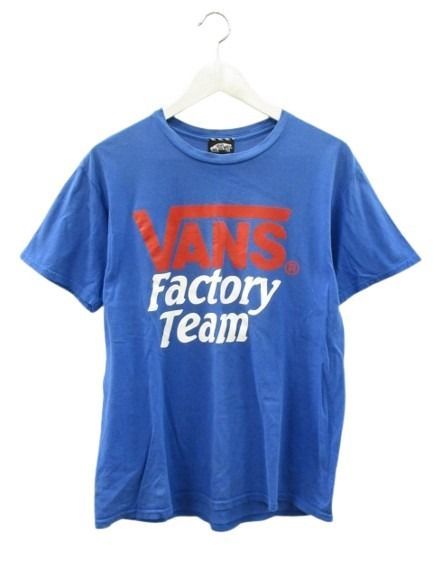 バンズ VANS スタンダードカリフォルニア別注 Tシャツ バックプリント ブルー M