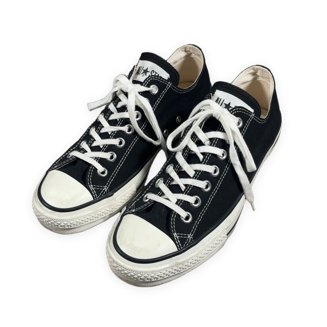 CONVERSE コンバース US9/27.5cm ALL STAR J OX MADE IN JAPAN スニーカー ブラック 日本製 オールスター ローカット