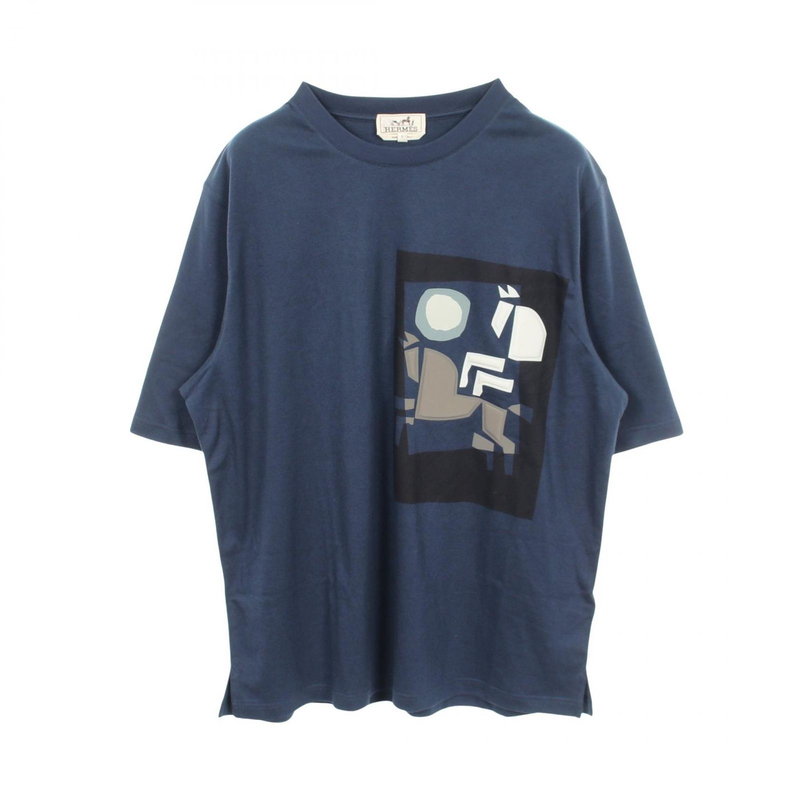 HERMES エルメス VELKY LOV クルーネック 半袖Tシャツ
