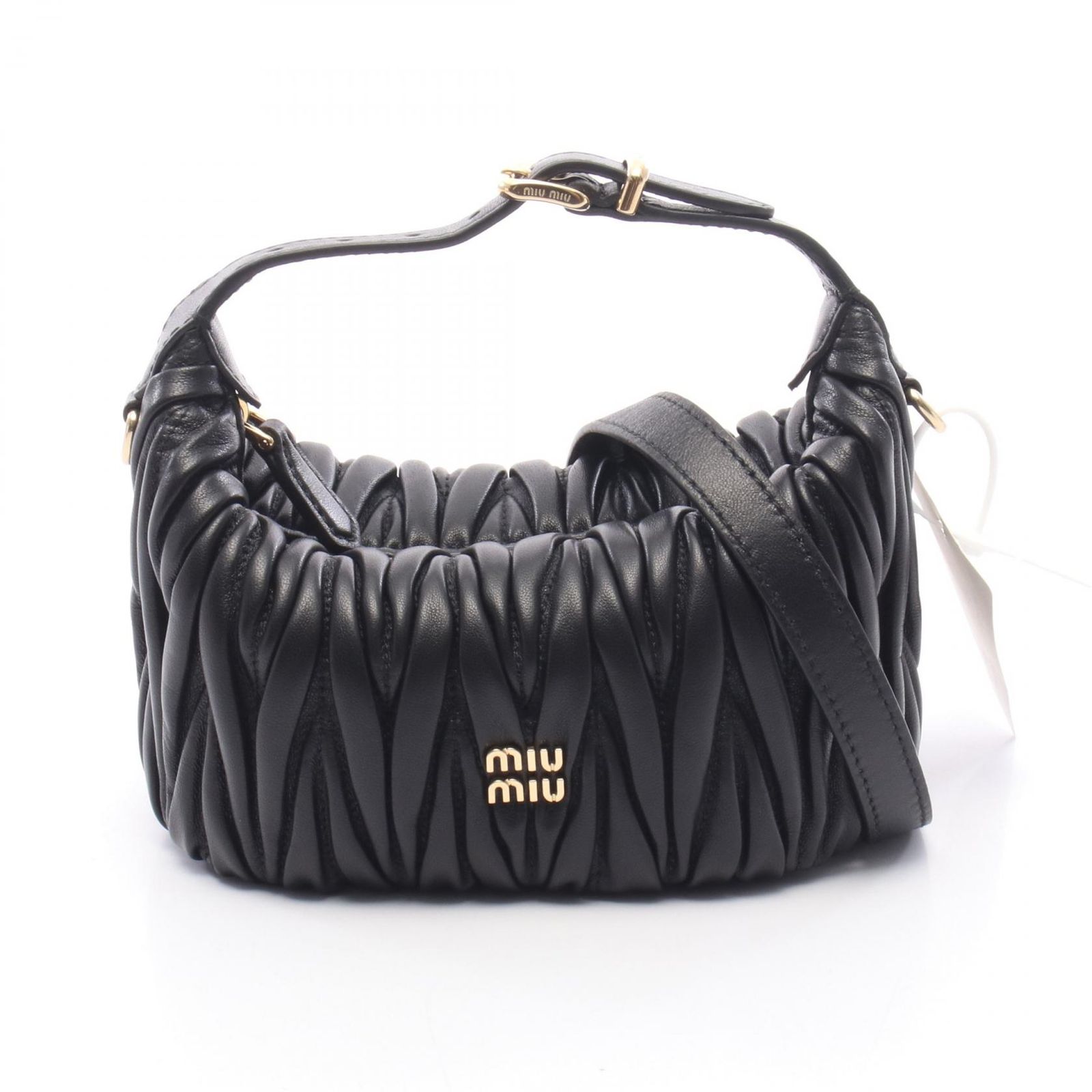 Miu Miu ミュウ ミュウ MATELASSE'MIU マテラッセ ハンドバッグ
