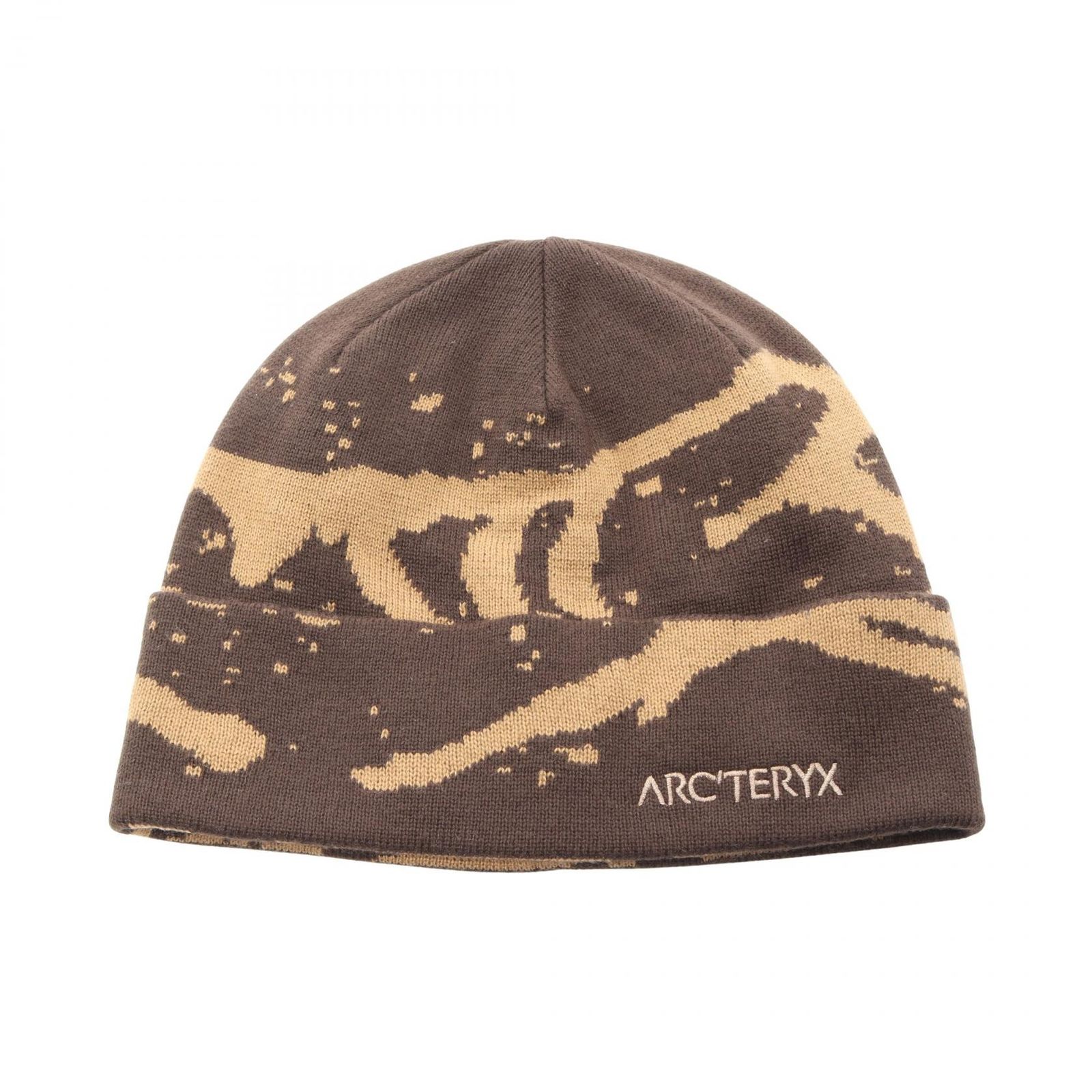 ARC'TERYX アークテリクス ロゴ刺繍 総柄 ニット帽 ニットキャップ