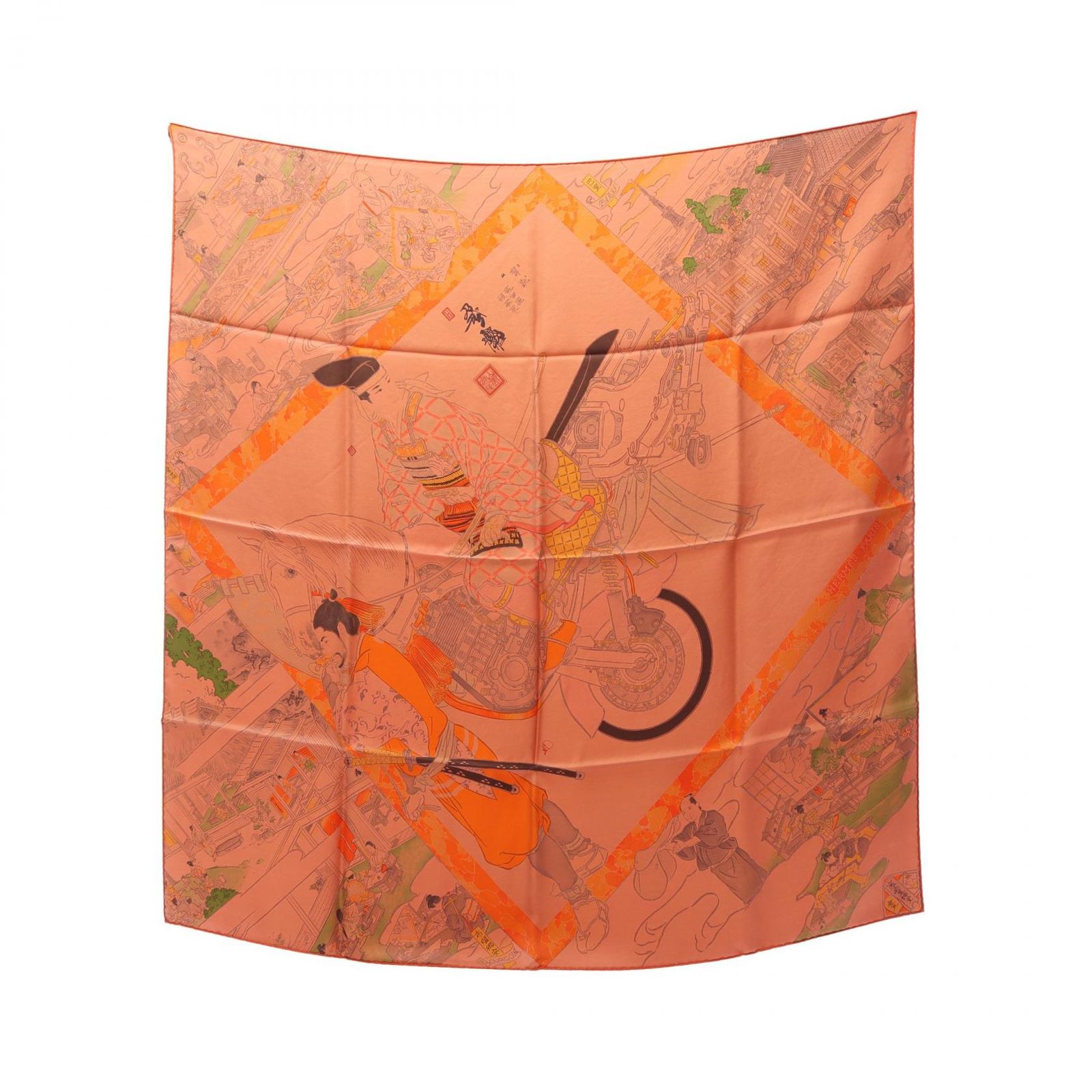 HERMES エルメス カレ90 Etriers RemiLes Artisans d Hermes スカーフ