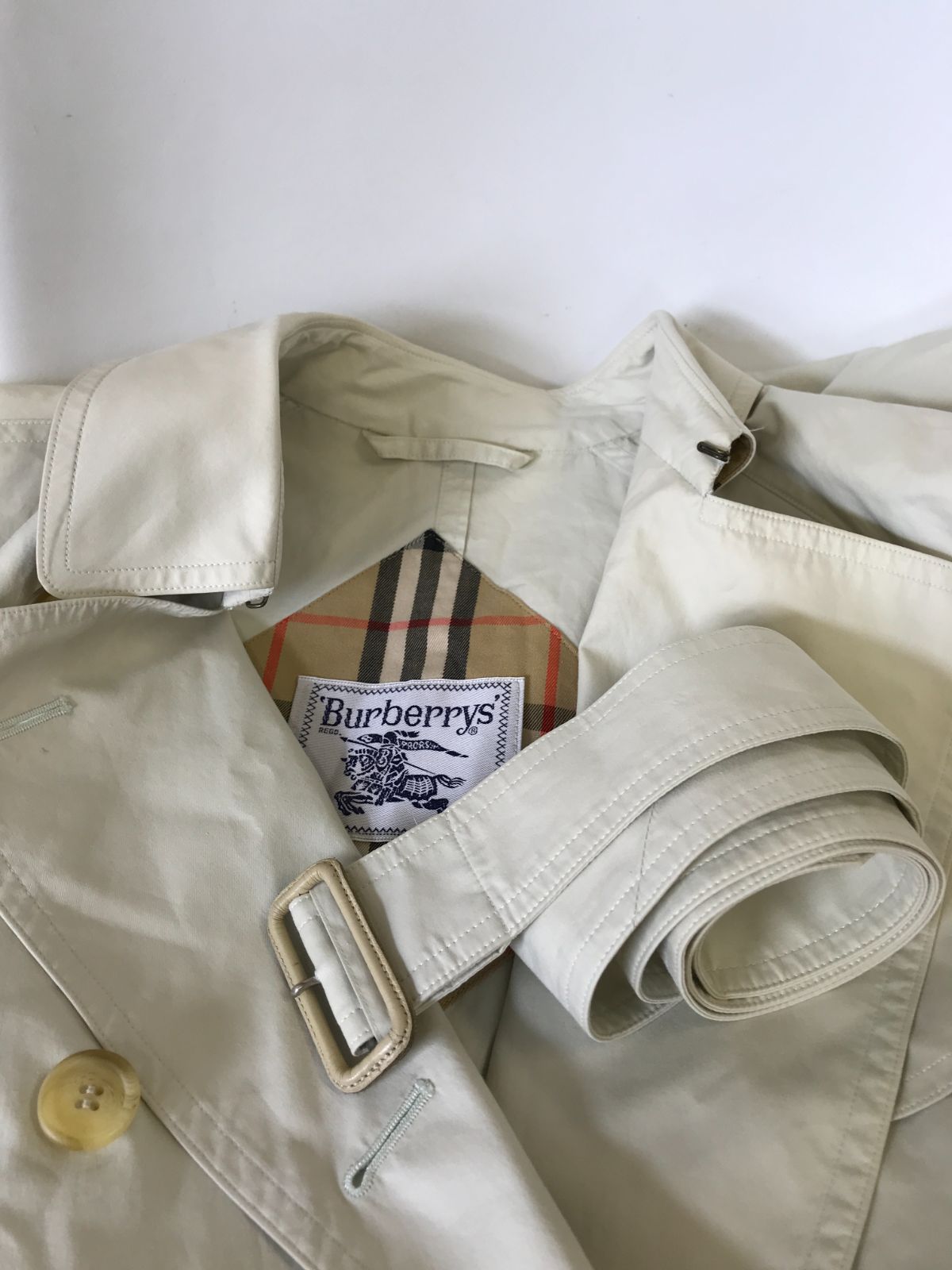 BURBERRY バーバリー トレンチコート 襟裏ノバチェック レディース