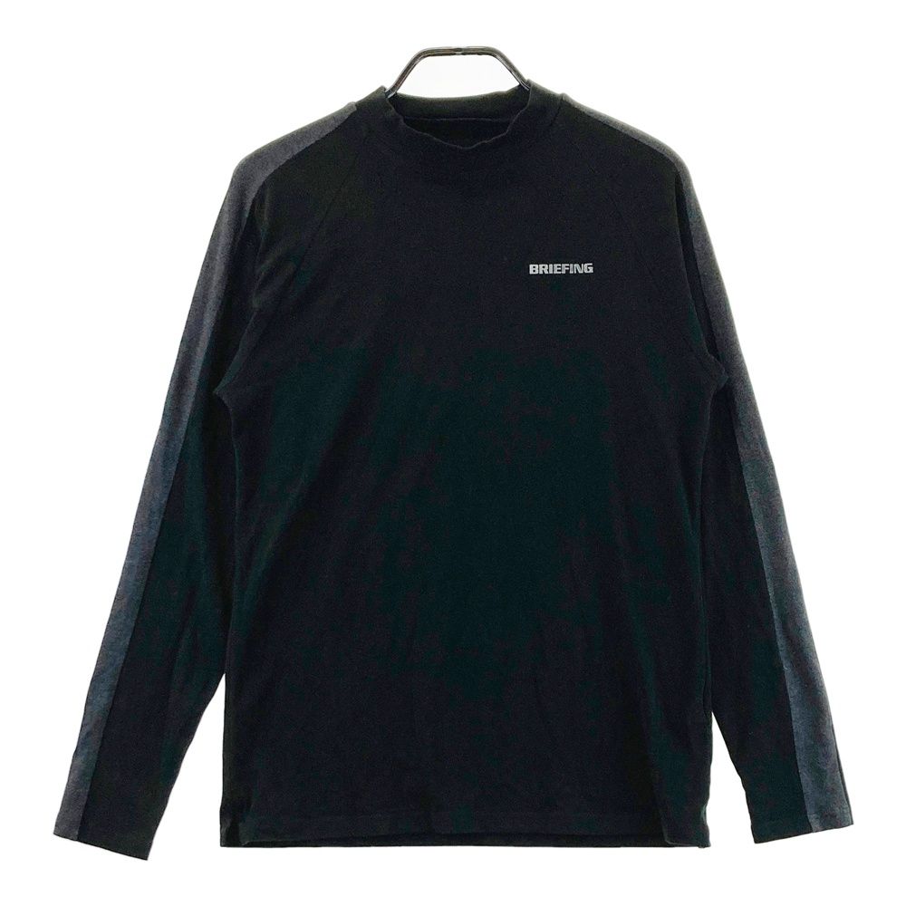 サイズ：M BRIEFING GOLF ブリーフィング ハイネック長袖Tシャツ ブラック系 [240003001952] ゴルフウェア メンズ ストスト 11,246円