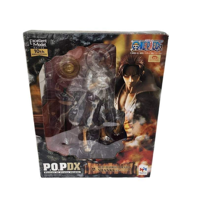 メガハウス ワンピース 赤髪のシャンクス P.O.P DX エクセレントモデル 10th ANNIVERSARY 1/8スケール フィギュア 【中古】 52605K214