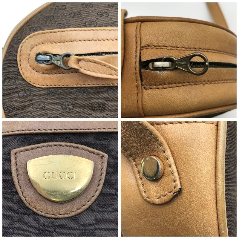 GUCCI オールドグッチ ショルダーバッグ ミニバッグ マイクロGG