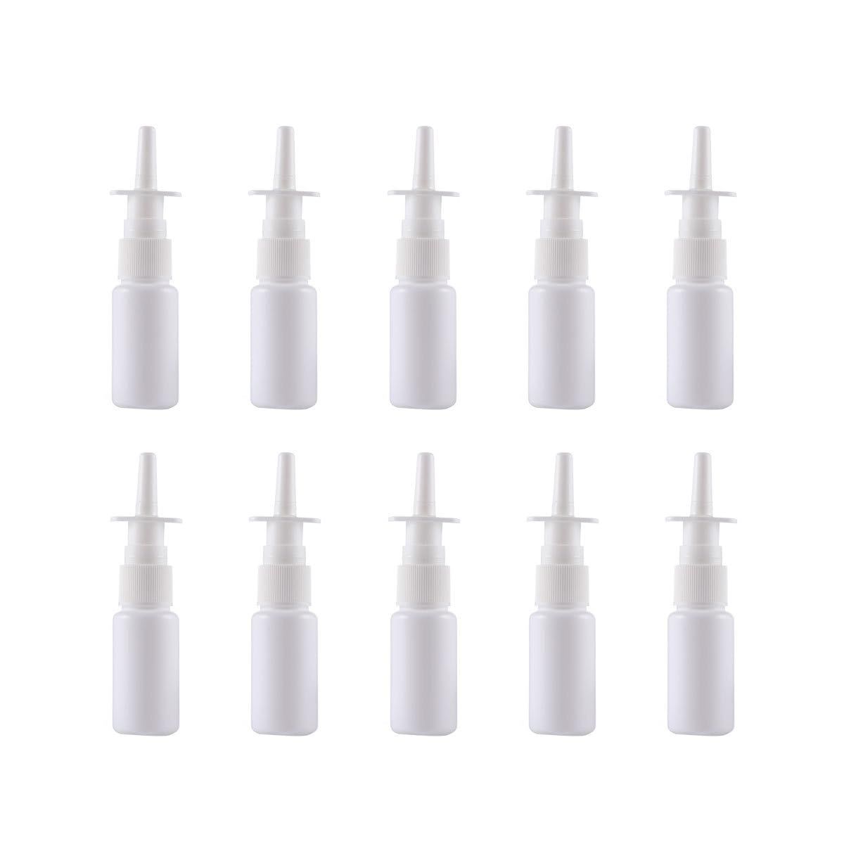 KESYOO 鼻スプレーボトル 30Ml 11.00×3.00×3.00Cm プラスチック製 小分け容器 キャップ付き 漏れ防止 携帯便利 詰め替え用 旅行用 20個セットas 63fae063