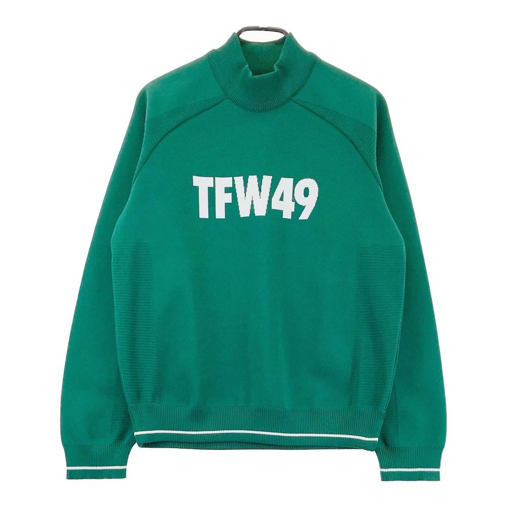 サイズ：XL TFW49 ティーエフダブリューフォーティーナイン T092320002 ニット MOCK NECK KNIT グリーン系 [240101453562] ゴルフウェア メンズ ストスト