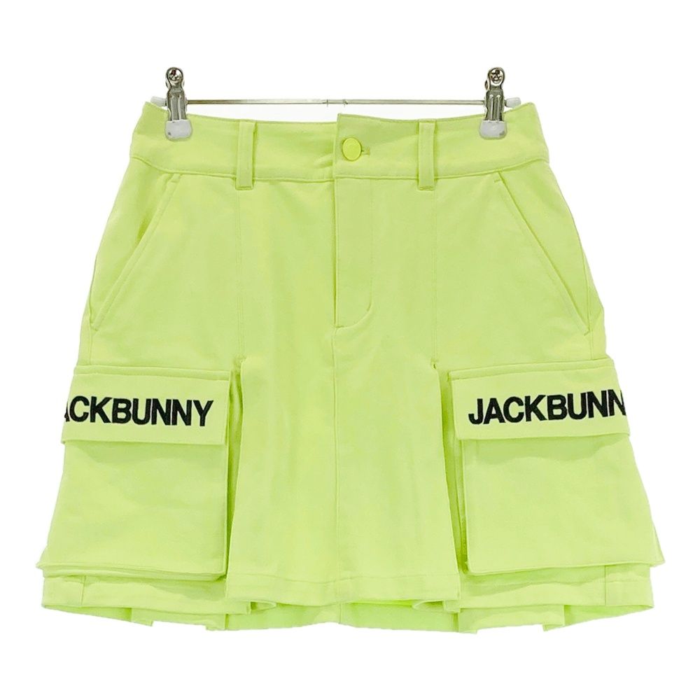 サイズ：0 JACK BUNNY ジャックバニー 2024年モデル インナー付 プリーツスカート イエロー系 [240101462411] ゴルフウェア レディース ストスト