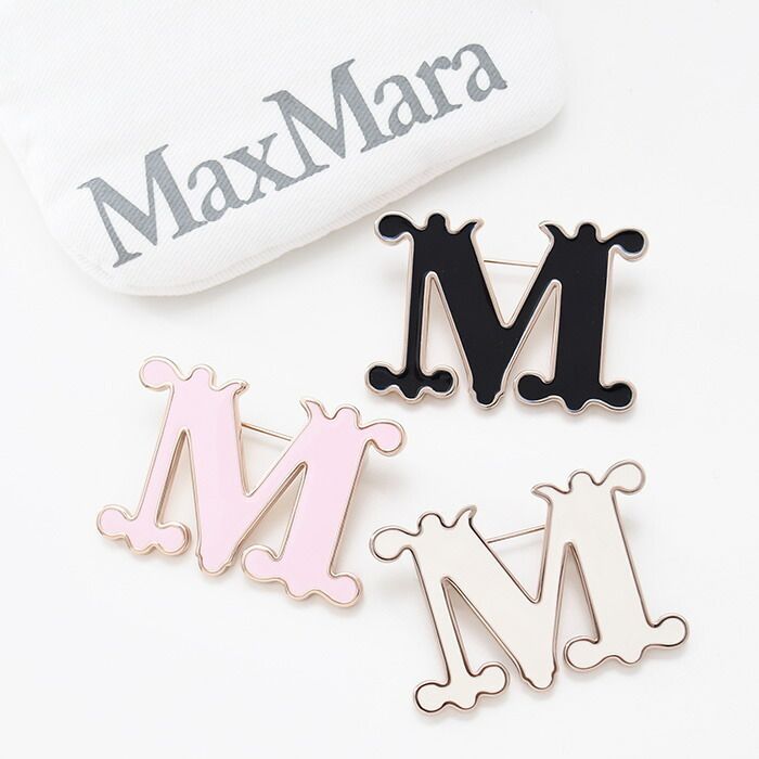Max Mara マックスマーラ ブローチ アクセサリー EGREGE モノグラム