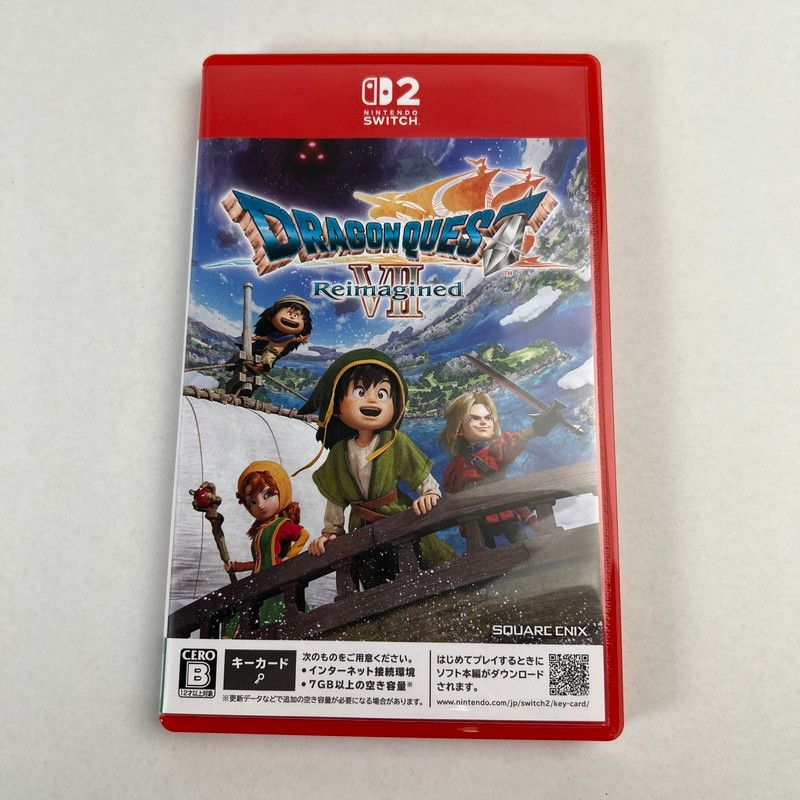 中古美品】 Switch2 ソフト ドラゴンクエストⅦ Reimagined スイッチ2