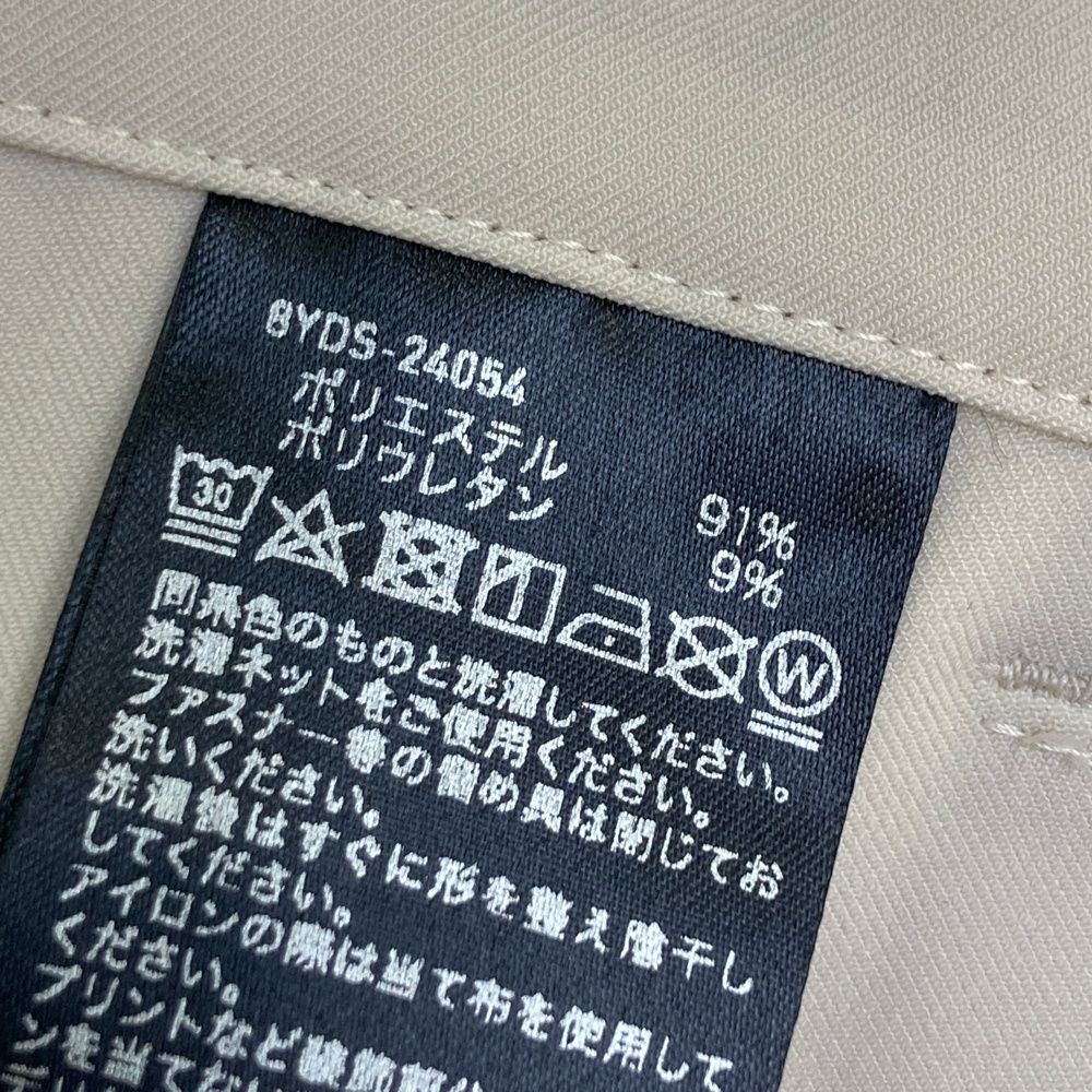 サイズ：L 8YARDS ハチヤーズ プリーツ ストレッチスカート ベージュ系