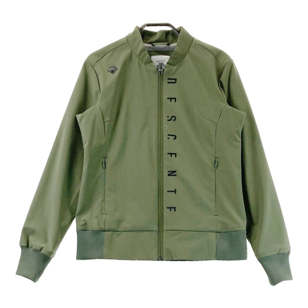 サイズ：l DESCENTE GOLF デサントゴルフ ジップジャケット 裏メッシュ カーキ系 [240101582652] ゴルフウェア レディース ストスト