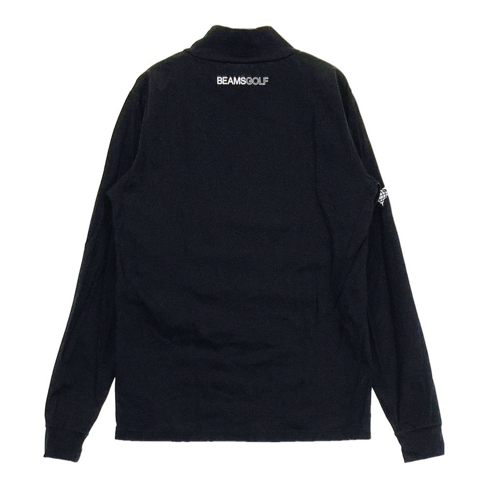 サイズ：S BEAMS GOLF ビームスゴルフ 長袖ハイネックTシャツ ブラック