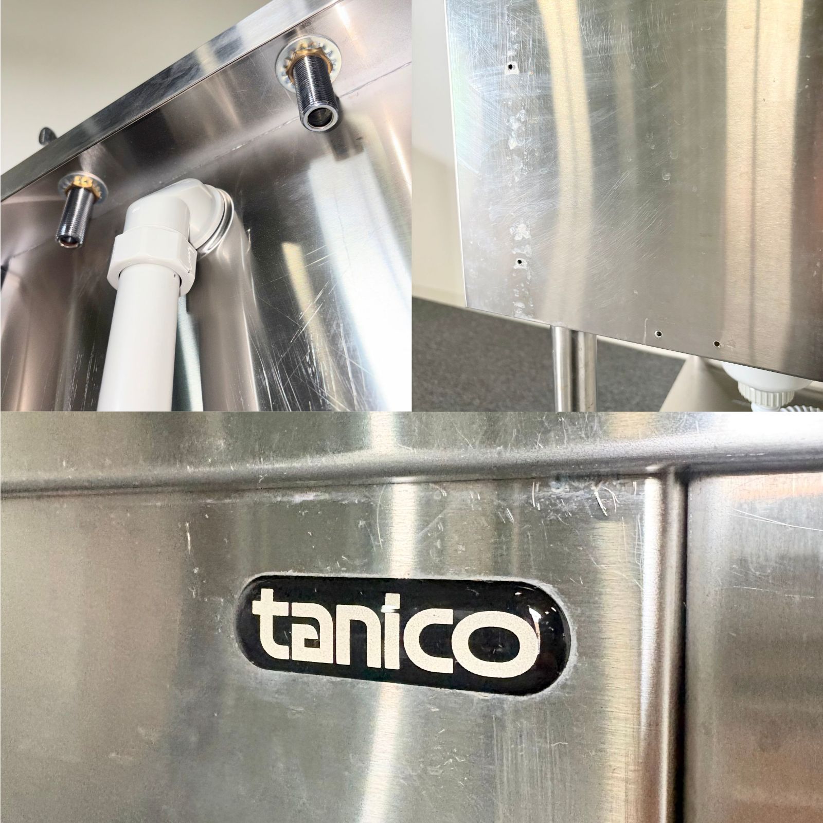 1槽シンク/タニコー/幅550mm×奥行600mm×高さ800mm/業務用/厨房機器 