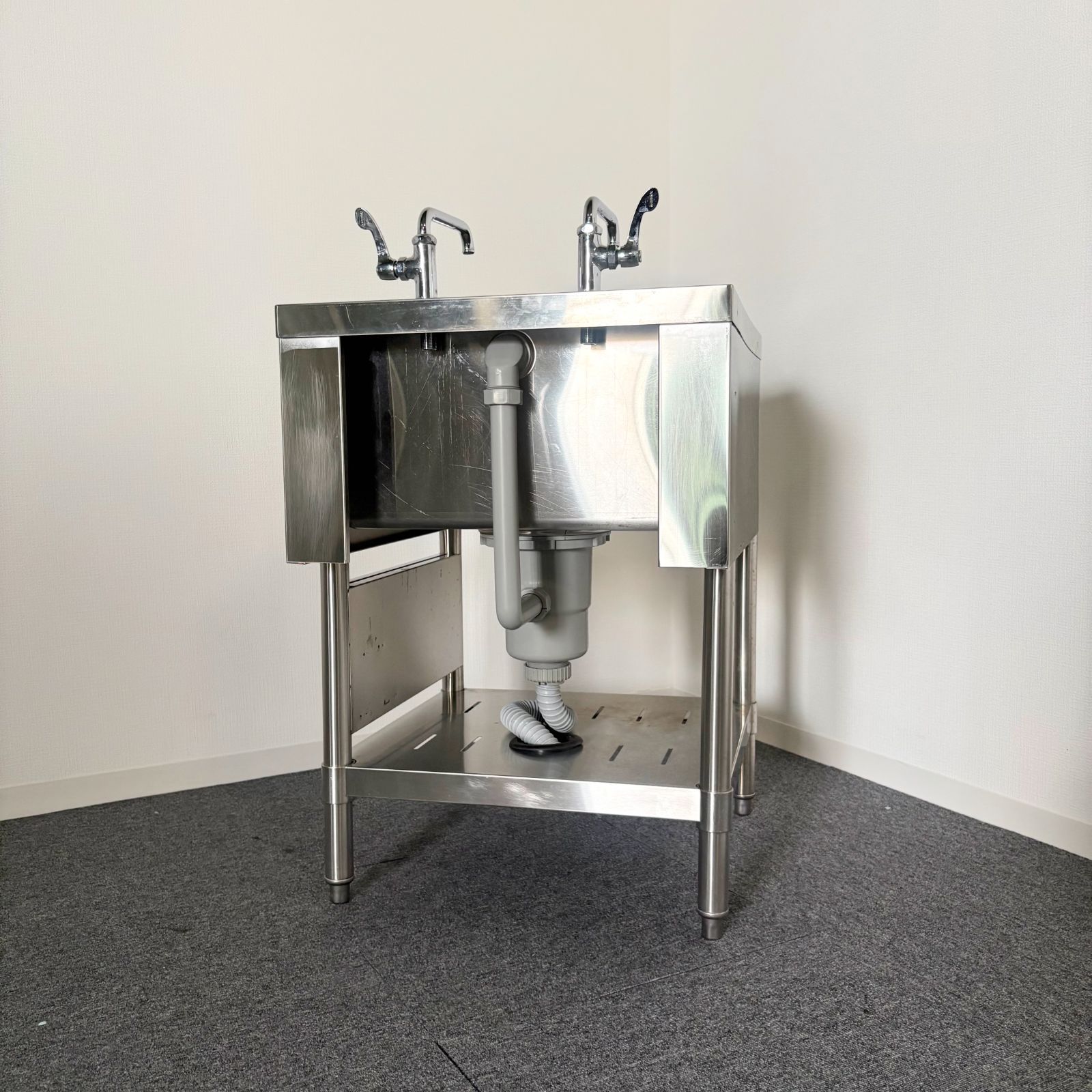 1槽シンク/タニコー/幅550mm×奥行600mm×高さ800mm/業務用/厨房機器 