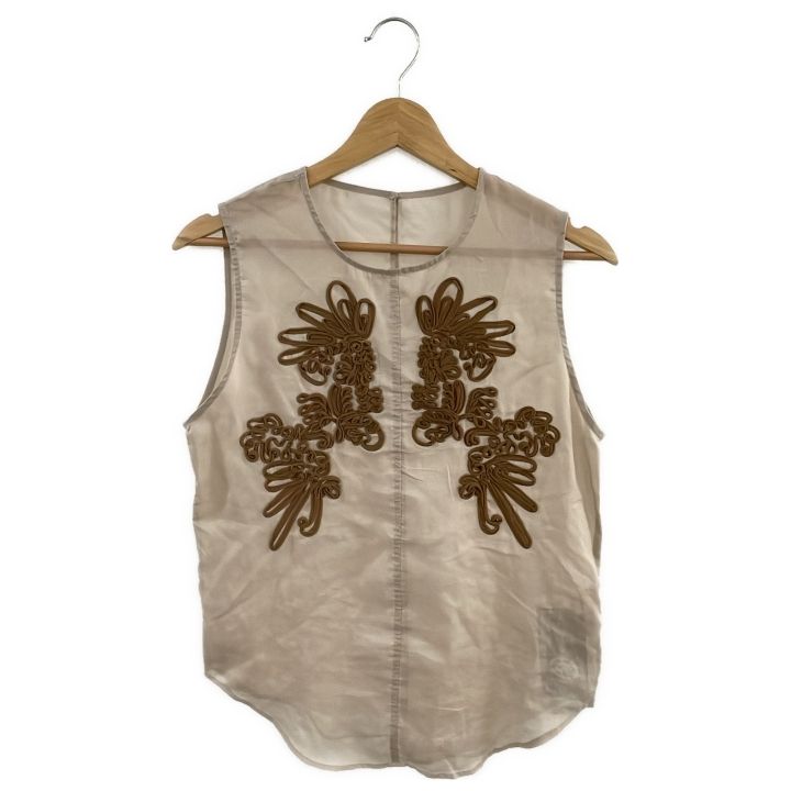 TODAYFUL (トゥデイフル) Organdy Embroider Tops 12310425 ベージュ FREE