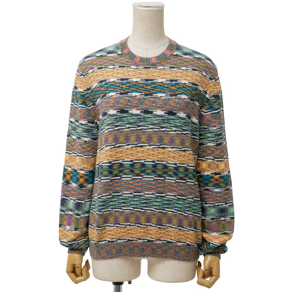 ■美品■Missoni ミッソーニ ニット サイズS クルーネック セーター マルチカラー ブランド古着【中古】20260529/RA9570