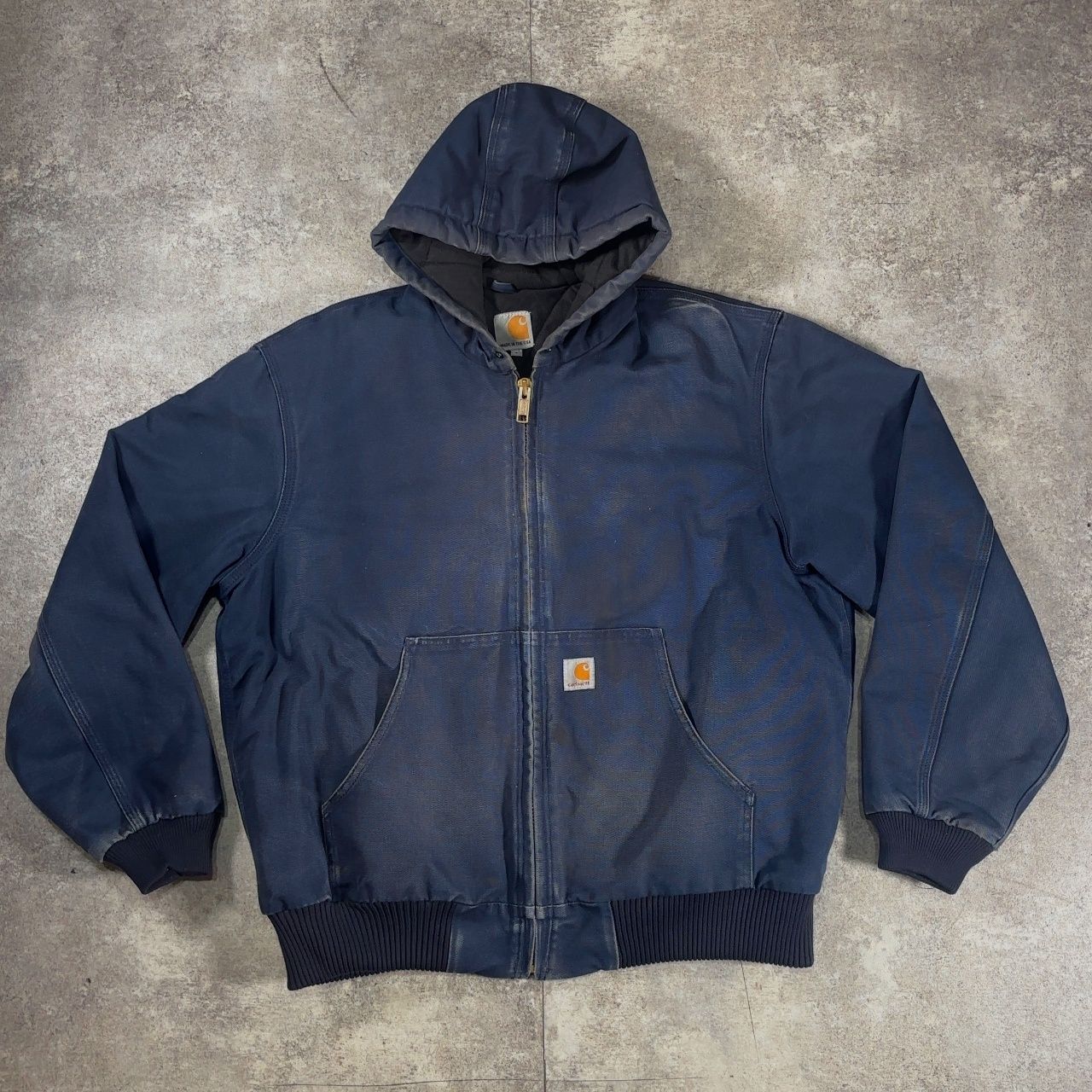 carhartt カーハート アクティブジャケット ワークジャケット ネイビー コットン アメリカ製 90's USA製