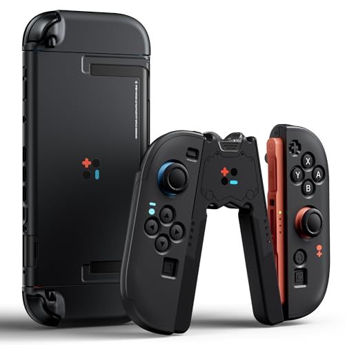 BJBT Joy-Con 2 充電グリップ Switch2 カバー【Switch 2対応充電グリップ+保護カバー】スイッチ2ケース 軽量V型グリップ switch 2充電グリップ ・充電式コントローラーホルダー? 全面保護?分解簡単e 9c9758d4