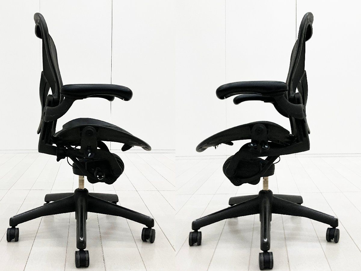 HermanMiller/ハーマンミラー■アーロンチェア ■Bタイプ フル装備■グラファイト■ポスチャーフィット HermanMiller/ハーマンミラー■アーロンチェア ■Bタイプ フル装備■グラファイト■ポスチャーフィット