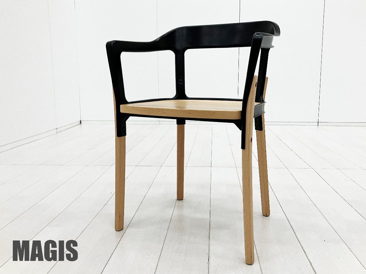 MAGIS / マジス■スティールウッド チェア■ロナン＆エルワン・ブルレック■ブラック■スチールウッド