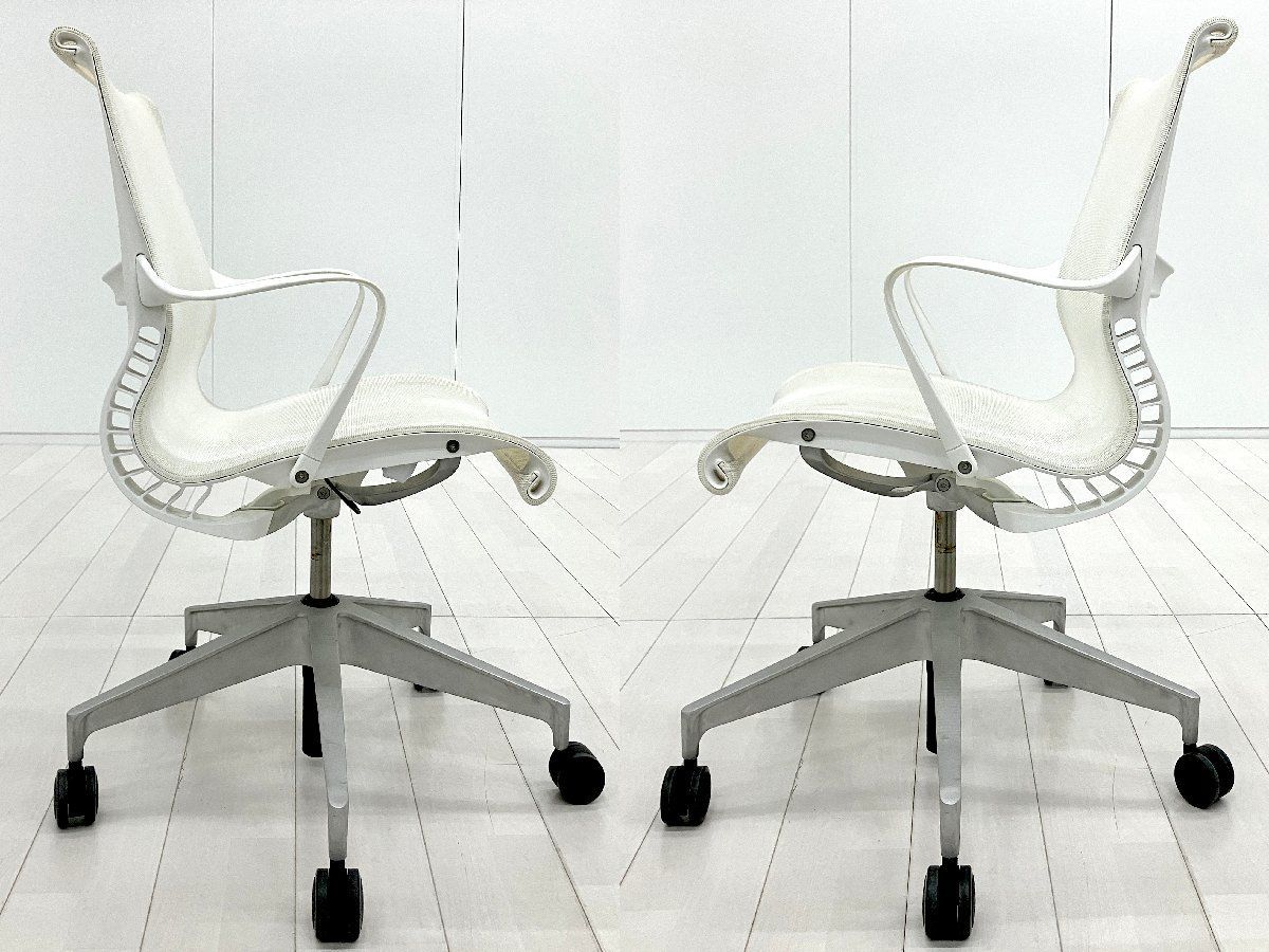 HermanMiller/ハーマンミラー■Setu / セトゥ アームチェア■ホワイト■ウレタンキャスター HermanMiller/ハーマンミラー■Setu / セトゥ アームチェア■ホワイト■ウレタンキャスター