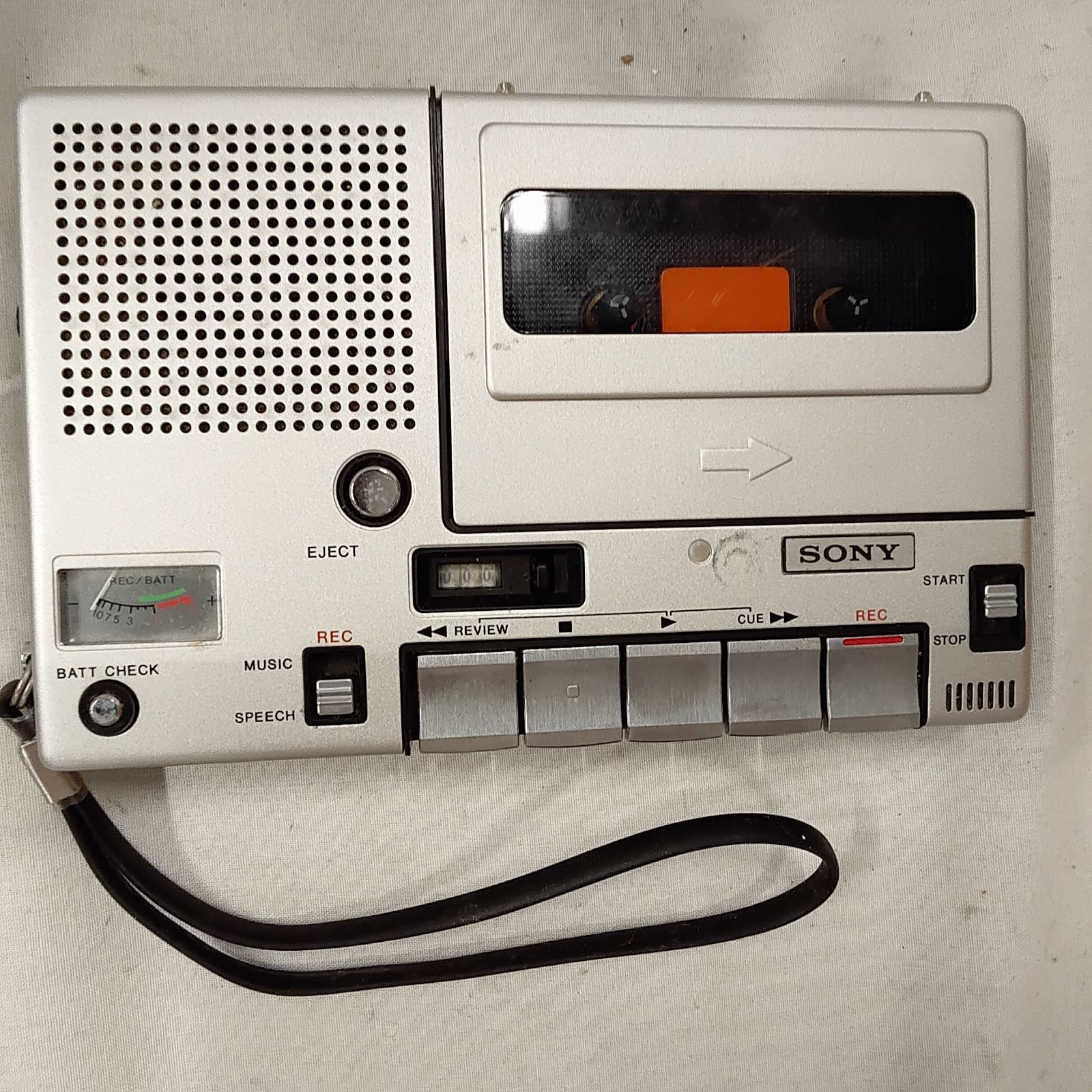 SONY TC-1100 日本製 JAPAN ポータブルカセットレコーダー 通電確認済