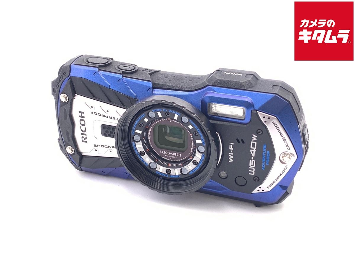 【中古】 【並品】 リコー WG-40W ブルー