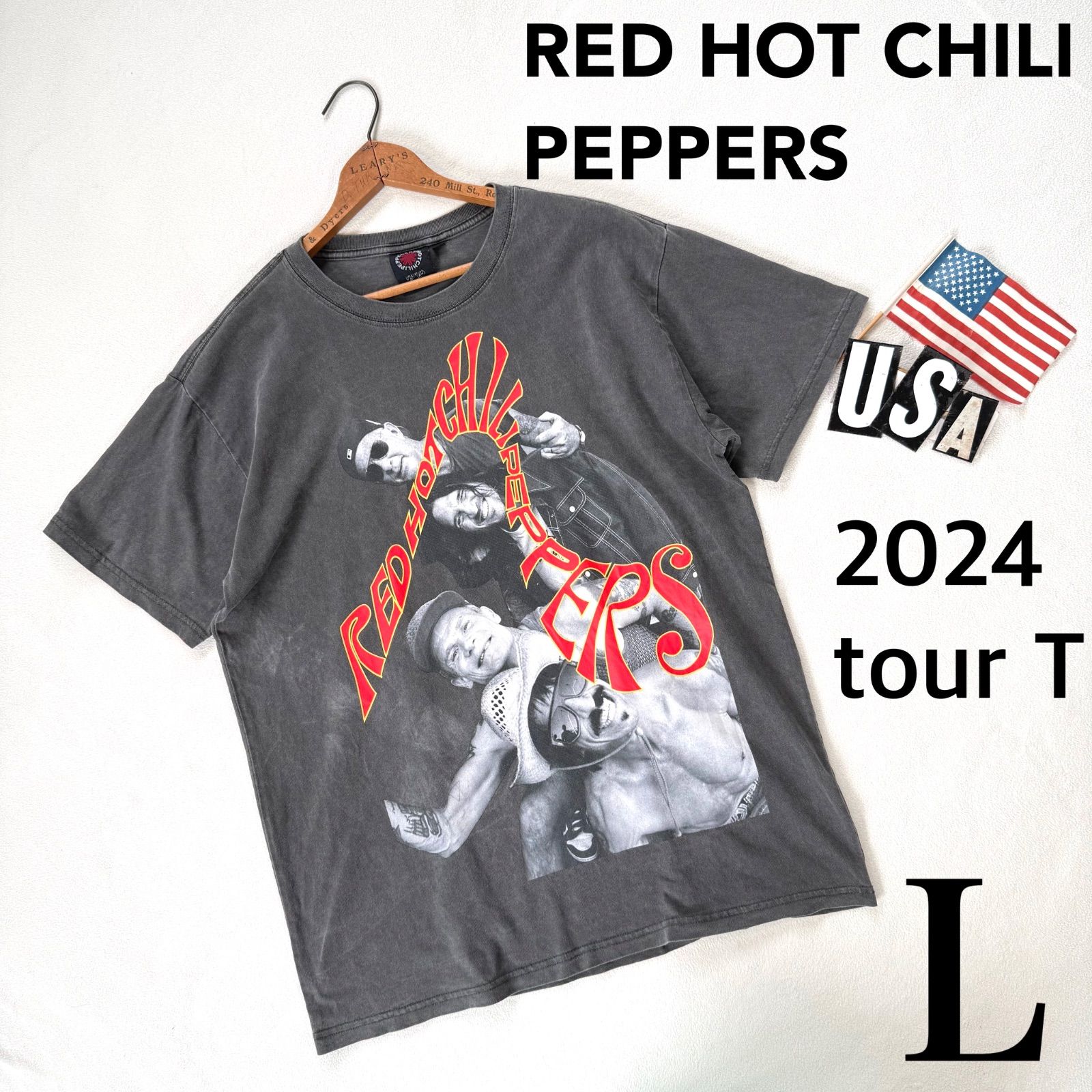 【美品・Ｌ】レッドホットチリペッパーズ Red Hot Chili Peppers Unlimited Love World Tour 2024 ツアー Tシャツ
