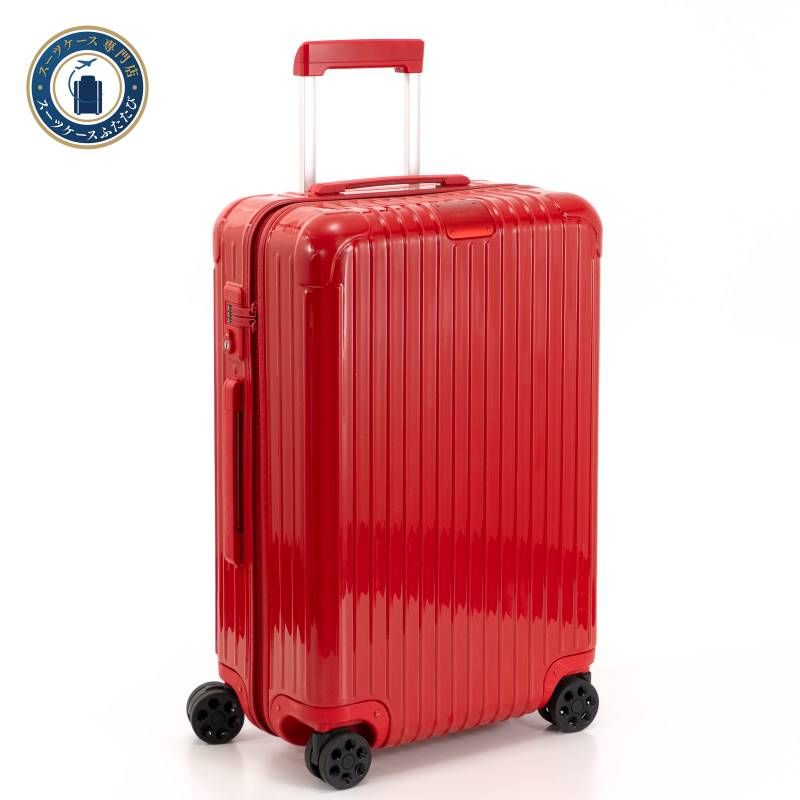 RIMOWA リモワ Essential エッセンシャル チェックインM 60L 4輪 TSAロック グロスレッド 光沢仕上げ 赤色 スーツケース キャリーバッグ 832.63