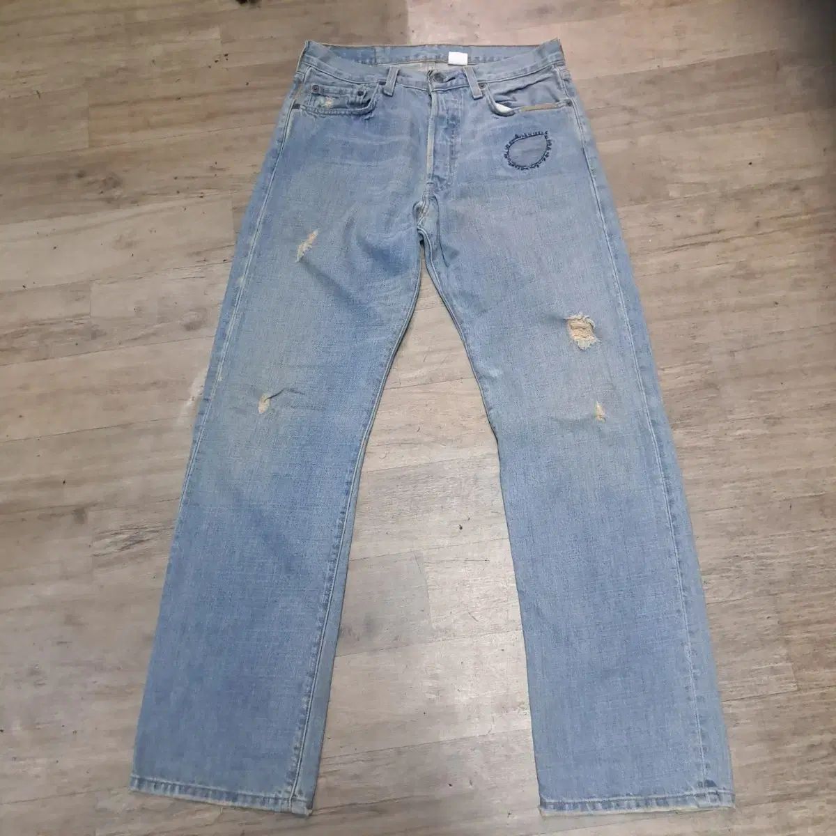 リーバイス 501 ヴィンテージ デニムパンツ ライト ブルー ウォッシュ