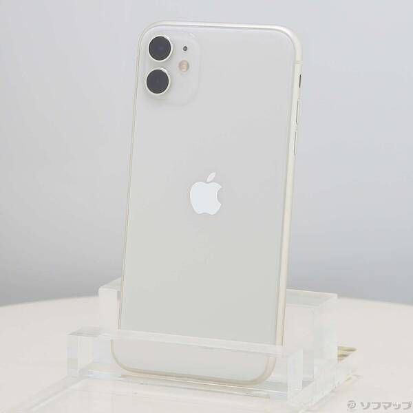 ソフマップ 〔中古品〕 iPhone11 128GB ホワイト MWM22J／A SIMフリー【258】