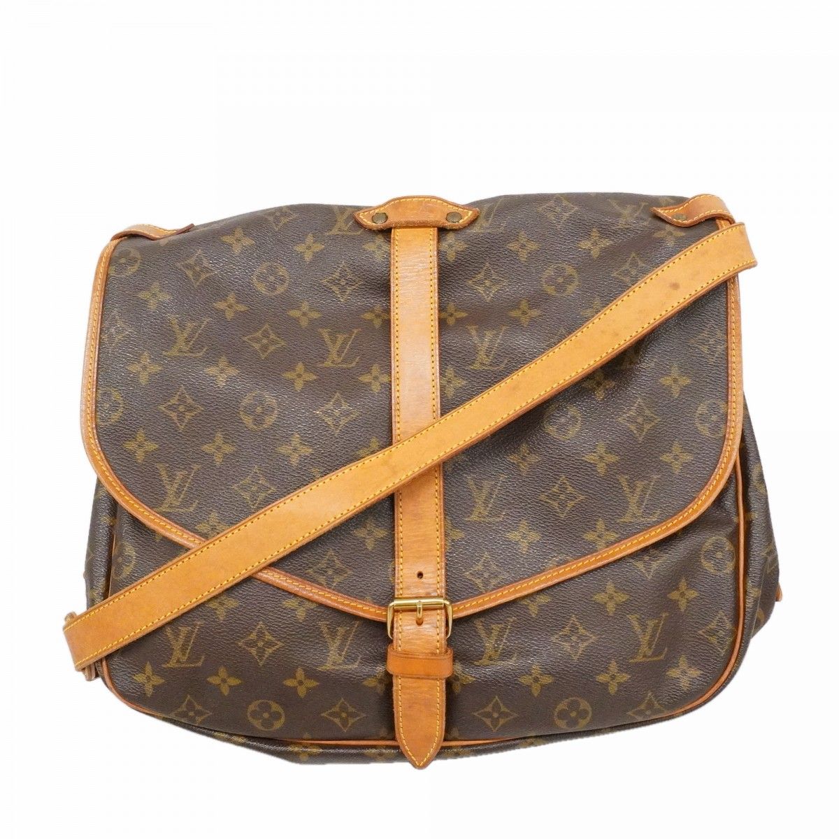 LOUIS VUITTON　ソミュール　モノグラムイディール　中古 6ee5395】ルイヴィトン ショルダーバッグ モノグラム ソミュール35