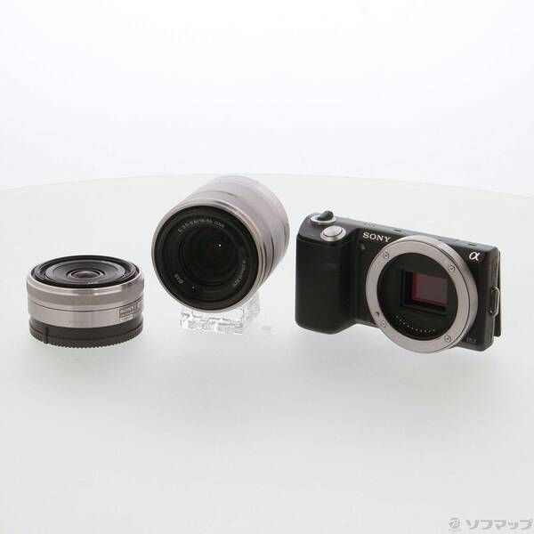 ソフマップ 〔中古品〕 α NEX-5ND ダブルレンズキット ブラック【276】