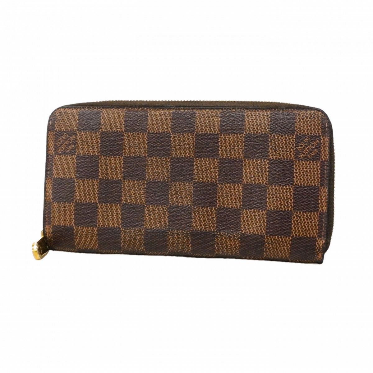 【6ee5554】ルイヴィトン 長財布 ダミエ ジッピーウォレット N60015 エベヌ【中古】メンズ レディース ユニセックス