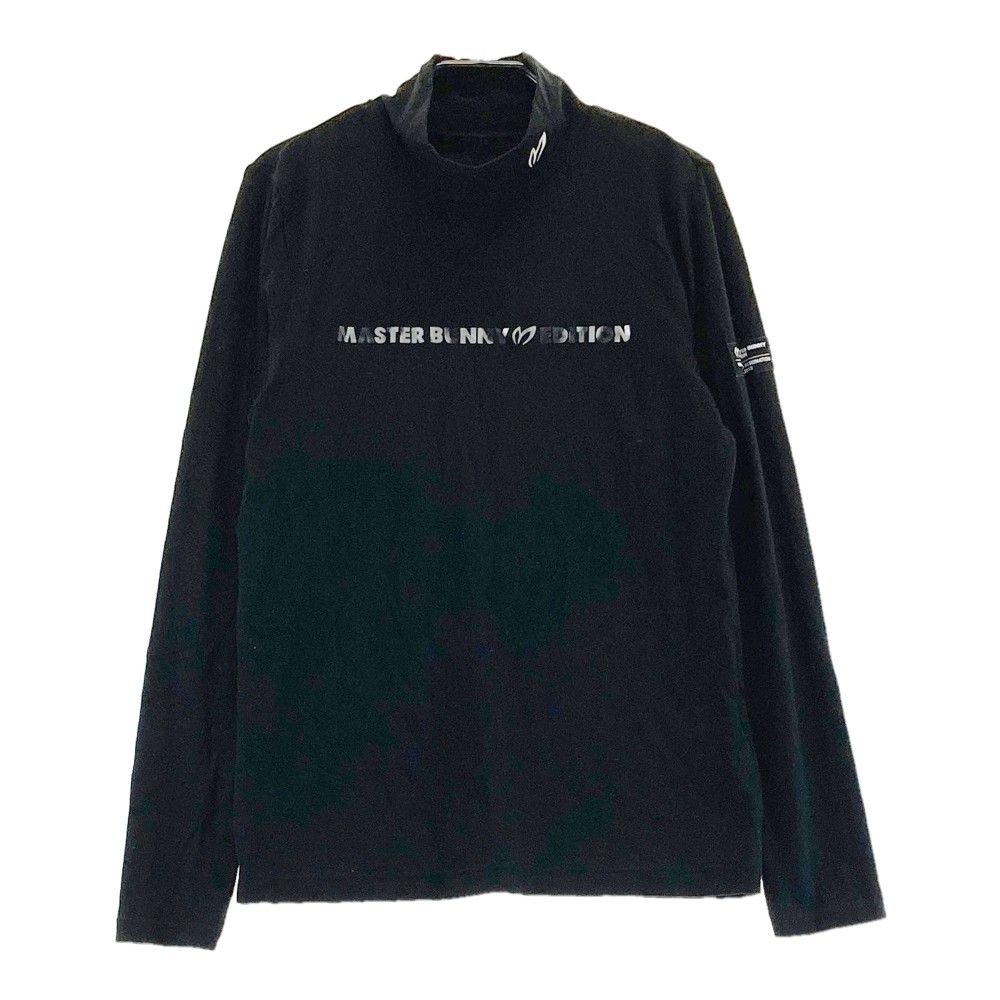 サイズ：0 MASTER BUNNY EDITION マスターバニーエディション 2022年モデル 759-2166158 ハイネック 長袖Tシャツ ブラック系 [240101250800]# ゴルフウェア レディース ストスト