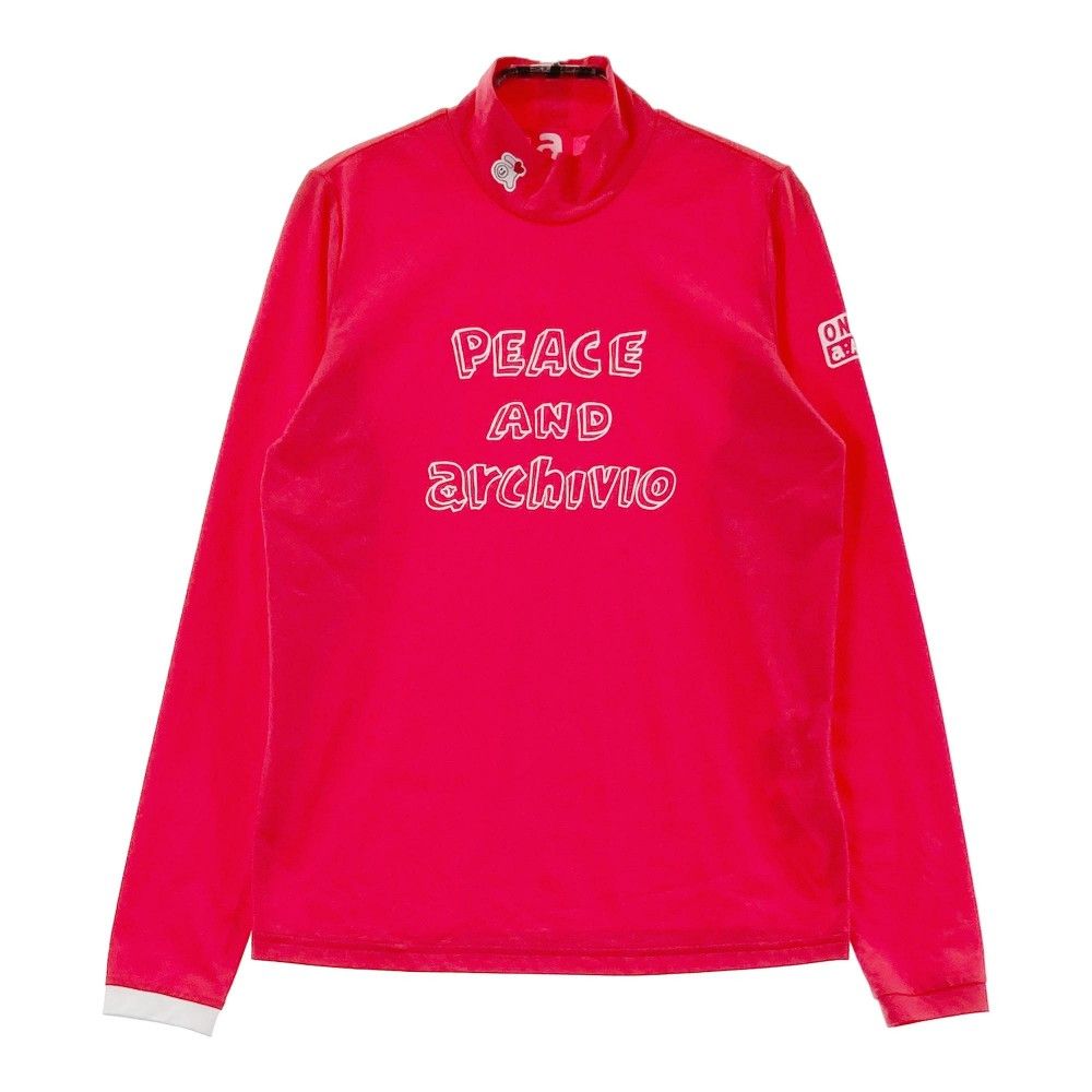 サイズ：36 ARCHIVIO アルチビオ ハイネック 長袖Tシャツ レッド系 [240101295072] ゴルフウェア レディース ストスト