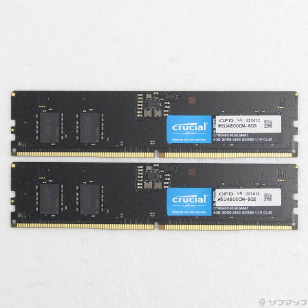 ソフマップ 〔中古品〕 W5U4800CM-8GS 16GB 8GB×2枚組【305】
