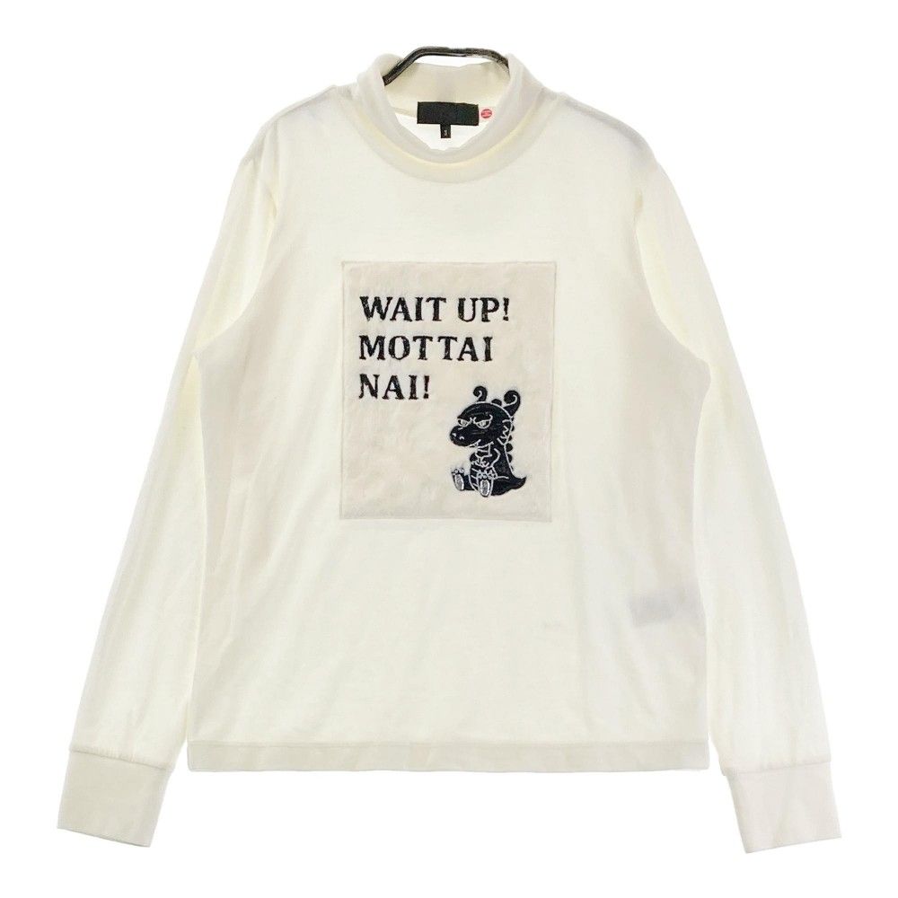 サイズ：3 DANCE WITH DRAGON ダンスウィズドラゴン ハイネック長袖Tシャツ チビドラ ホワイト系 [240101336573]# ゴルフウェア メンズ ストスト