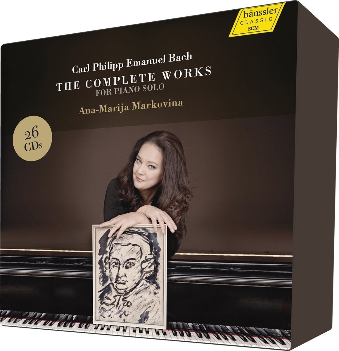 【CD】C.P.E.バッハ : 鍵盤独奏作品全集 (ピアノによる演奏) (Carl Philipp Emanuel Bach : The Complete Works for Piano Solo / Ana-Marija Markovina) (
