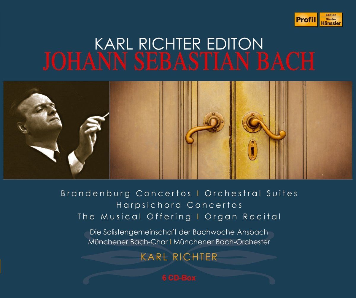 【CD】カール・リヒター・エディション / J.S.バッハ : 器楽曲篇 (Karl Richter Edition ~ Johann Sebastian Bach : Brandenburg Concertos, etc. / Karl Rich